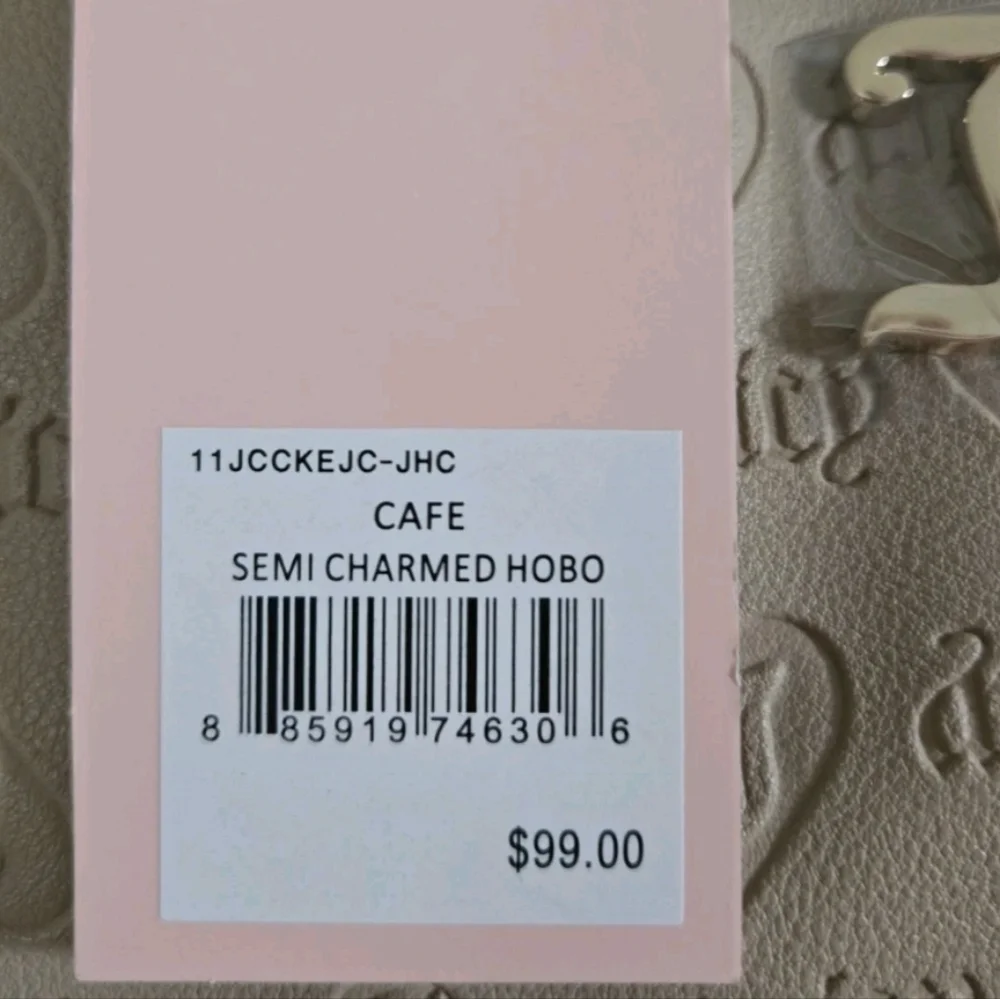 NWT Juicy Couture Cafe Semi Charmed Hobo Bag - Style 11JCCKEJC